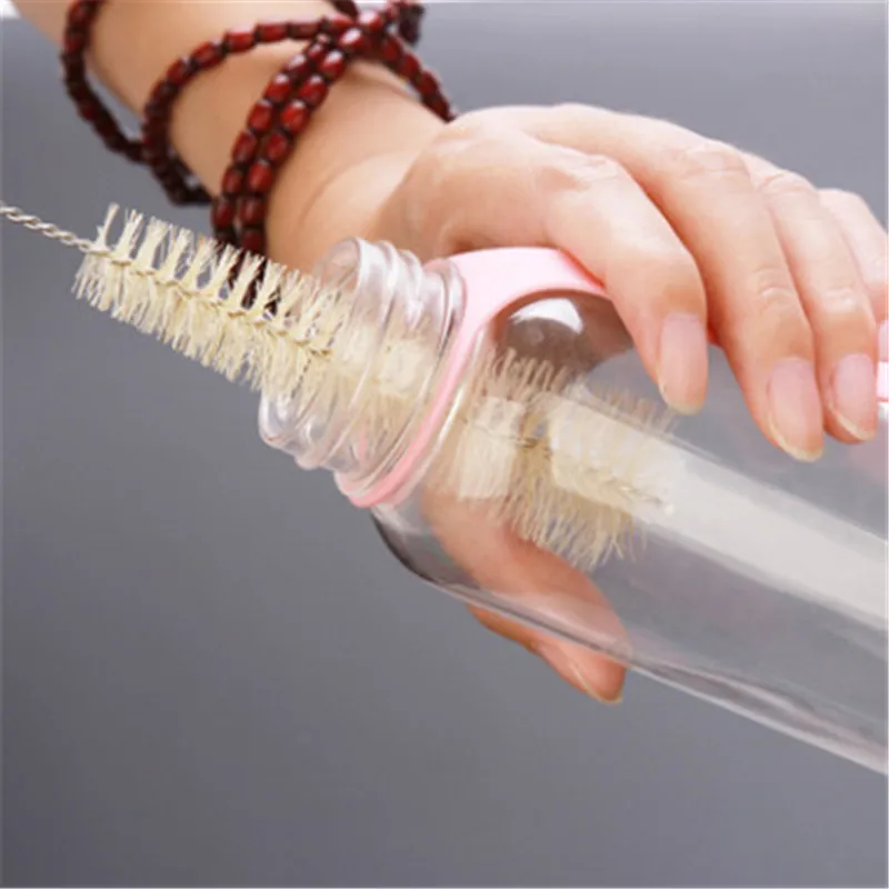 

4 pcs/set KECTTIO High Quality Stainless Steel Cleaning Brush For Bottle Practical Cup Cleaner Brush Household Convinient Tools