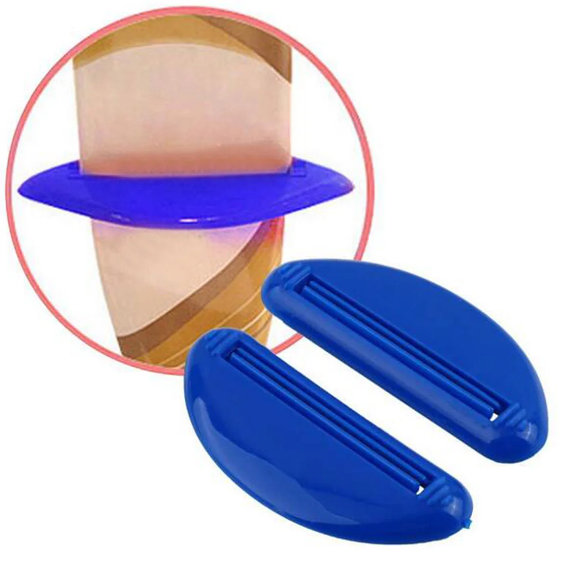 

Useful 2pcs Toothpaste Squeezer Squeeze Tooth Paste Tube Cosmetics Cleanser Extruder Clamps Toothpaste Dispenser Toothpaste Clip