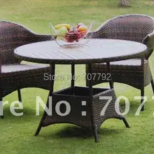 Горячая Распродажа SGZA-0010 круглый стеклянный стол уличная мебель