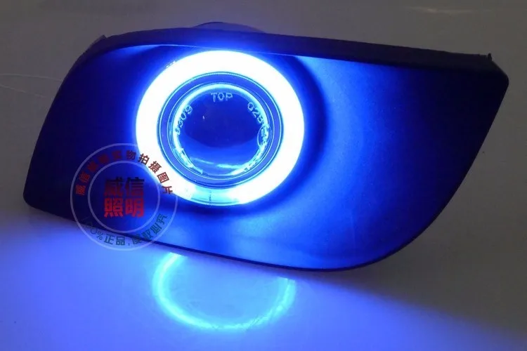 eOsuns CCFL angel eye led daytime running light DRL Fog Light Projector Lens For Suzuki Liana