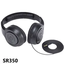 Samson SR350 закрытые задние накладные стерео наушники легкие портативные Профессиональные аудио решения в комплекте 1/" адаптер
