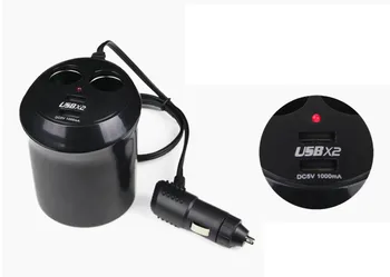 

USB Charger Cover For Motorcycle Auto Truck ATV Boat LED Car 4.2A Dual USB Socket 12-24V Auto Usb Power Adapter 2019 #WL1