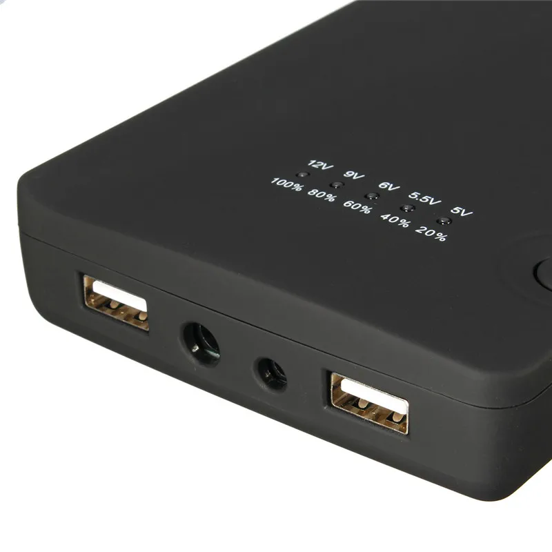 Universal 5V 9V 12V 6 x 18650 Dual USB Portable External Power Bank Battery Charger Box Case For iPhone  For Samsung