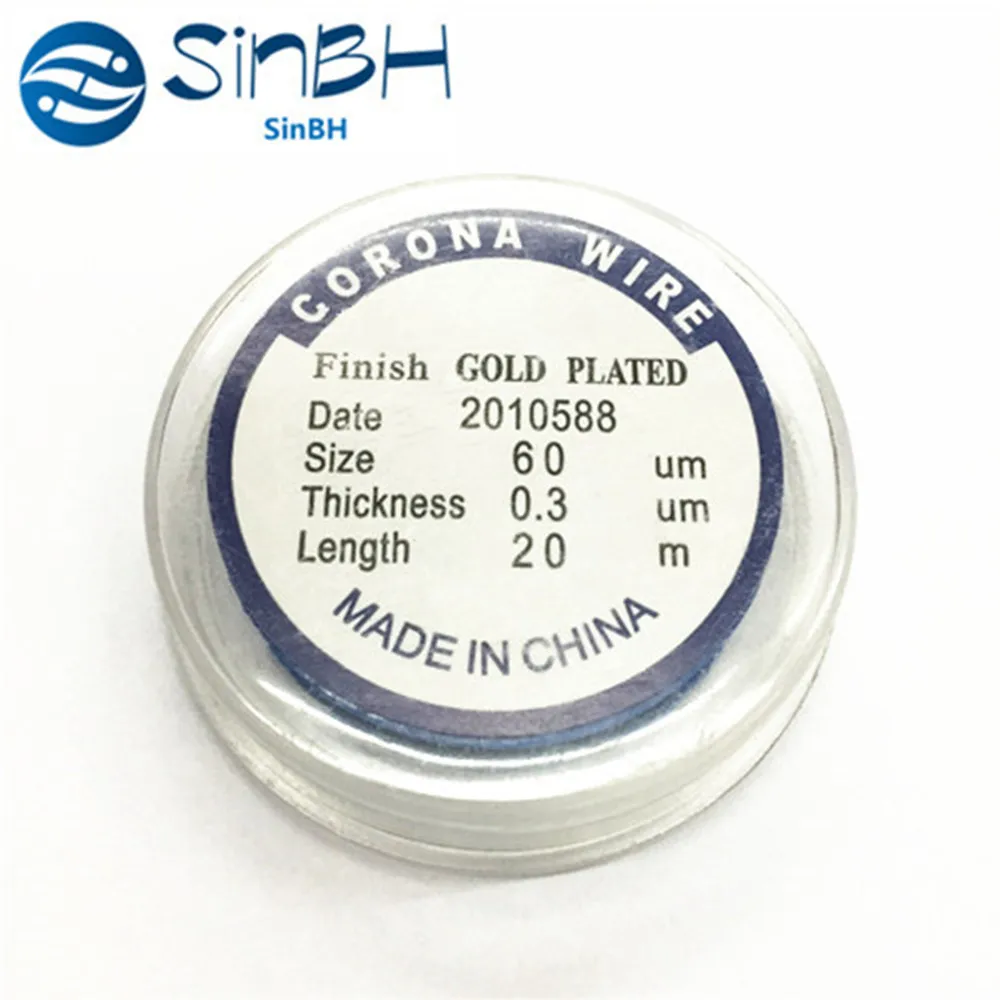 1 X Long Life Grade A Quality 20 Meters/Roll Gold Plate 0.06mm Charge Corona Wire For Konica Xerox Canon ForKyocera | Компьютеры и