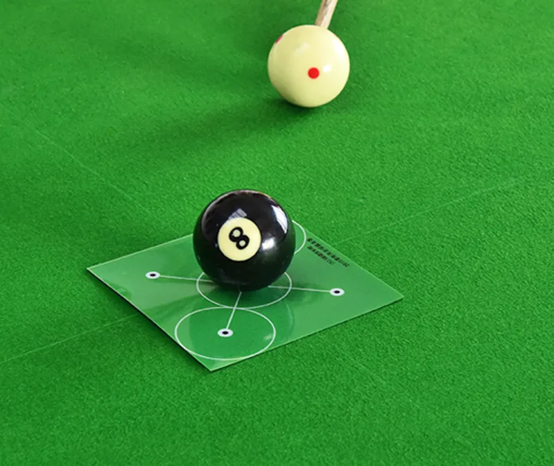 awstroe Adjustable Durable Billiard Stroke Exerciser Multifunction Billiard Aiming Practice Tool Detachable for Snooker Nine Balls