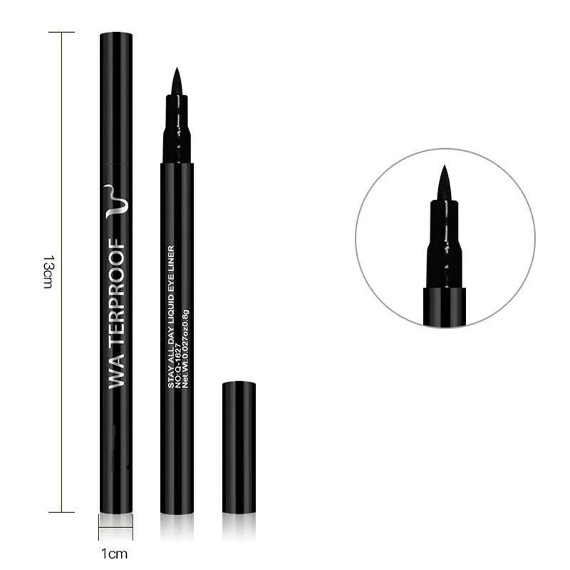 1 шт. черный Подводка для глаз Водонепроницаемый Liquid Eye Pencil Ручка Визаж Красота comestic