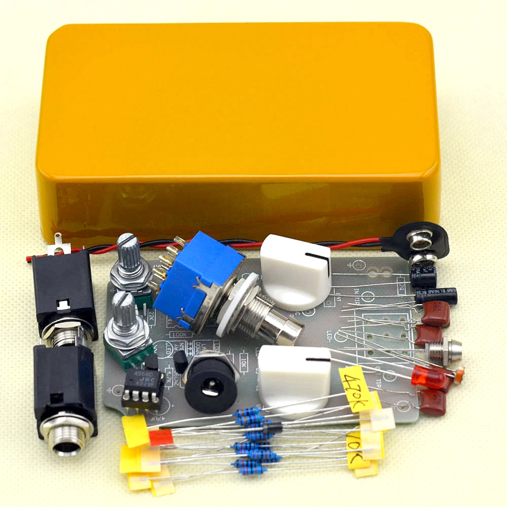 DIY Compressor Pedal Full Kit With 1590B Free Shippingin Guitar Parts