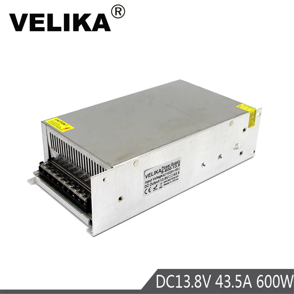 Универсальный Регулируемый источник питания DC13.8V 43.5A 600 Вт драйвер для