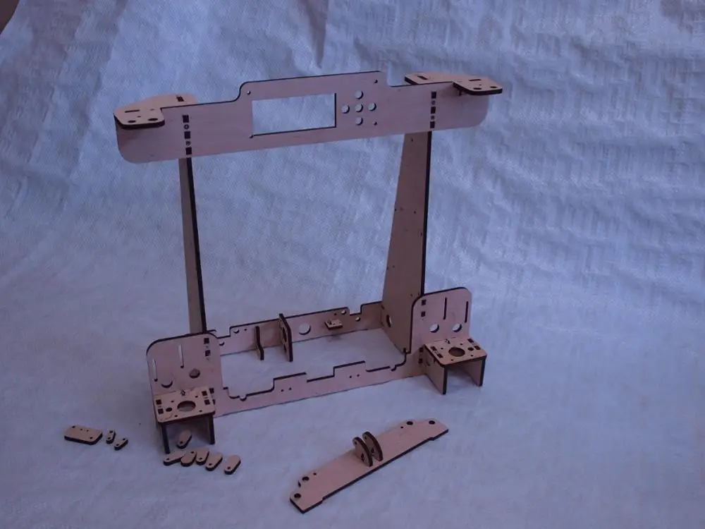 DIY Anet A8/Hesine M505/Tronxy 3d принтер клон Рамка комплект лазерная резка 6 мм фанерная