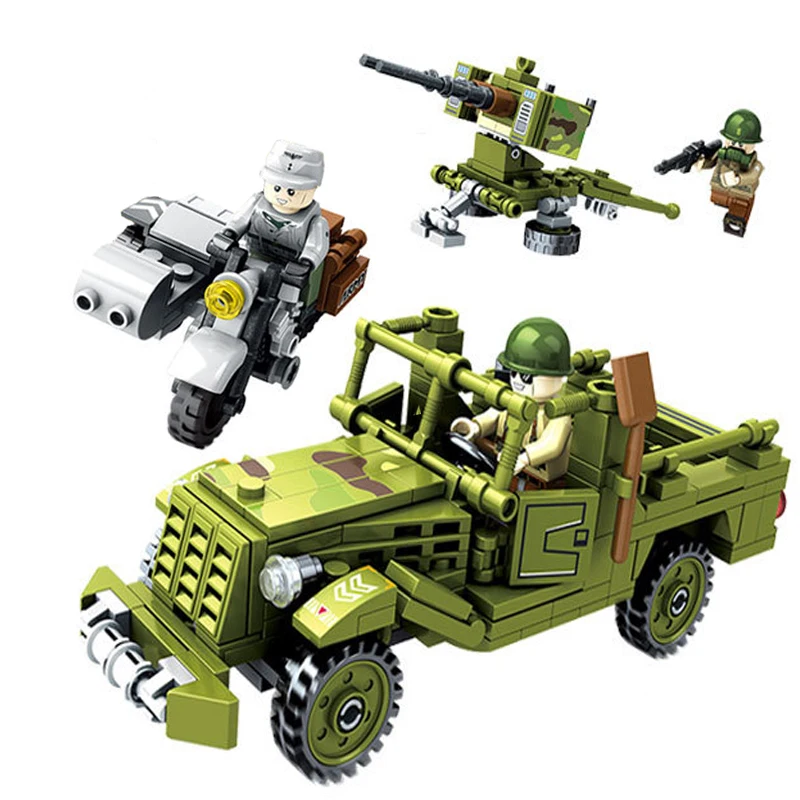 

YETAA Justice Action Military Series Building Blocks Model Building Blocks Minecraft DIY Legoe Technic Blocks Toys For Children