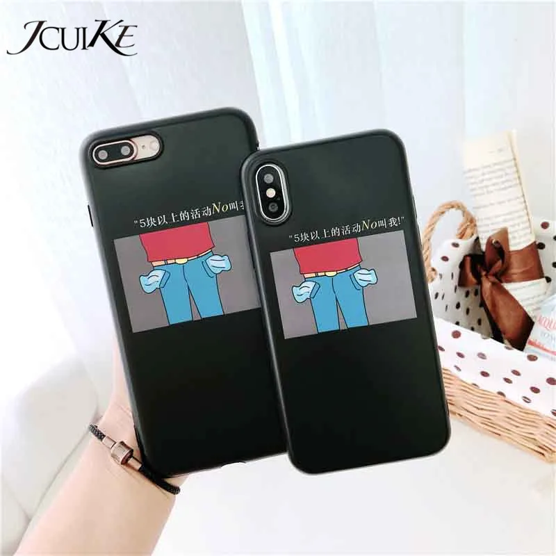 New cartoon mobile phone case for iPhone X luxury IMD soft shell 6 6S 7 8 Plus funny back cover | Мобильные телефоны и