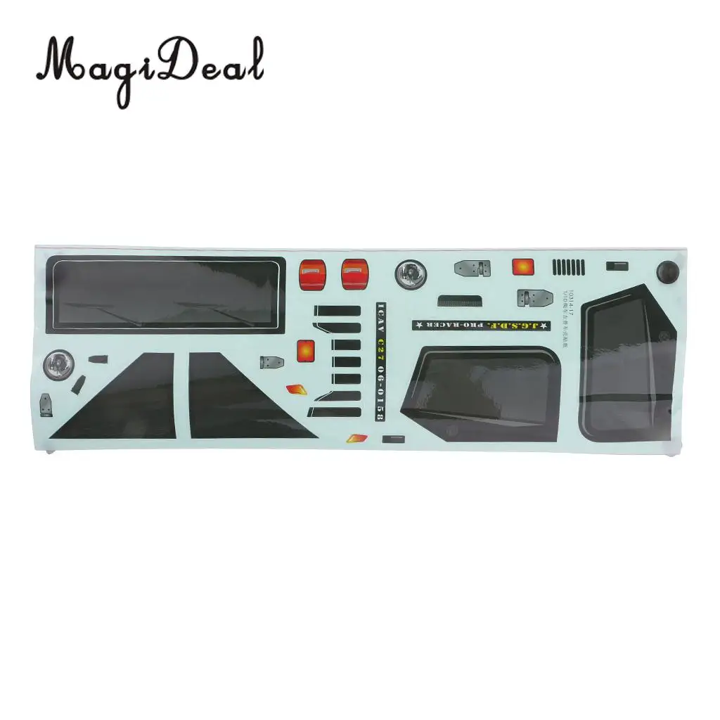 MagiDeal 1/10 Durable Plastic Body Shell 250mm Wheelbase for Axial SCX10 D90 RC Truck Jeep Models
