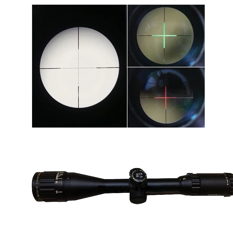 3 9X40 Rifle Scope Hunting Mil Dot Air Rifle Optics with Green Red Dot