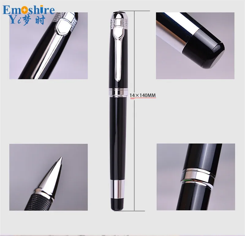 Emoshire Business signature pen gift metal custom black advertising gel pen gift pen pen logo ball pen wholesale (7)