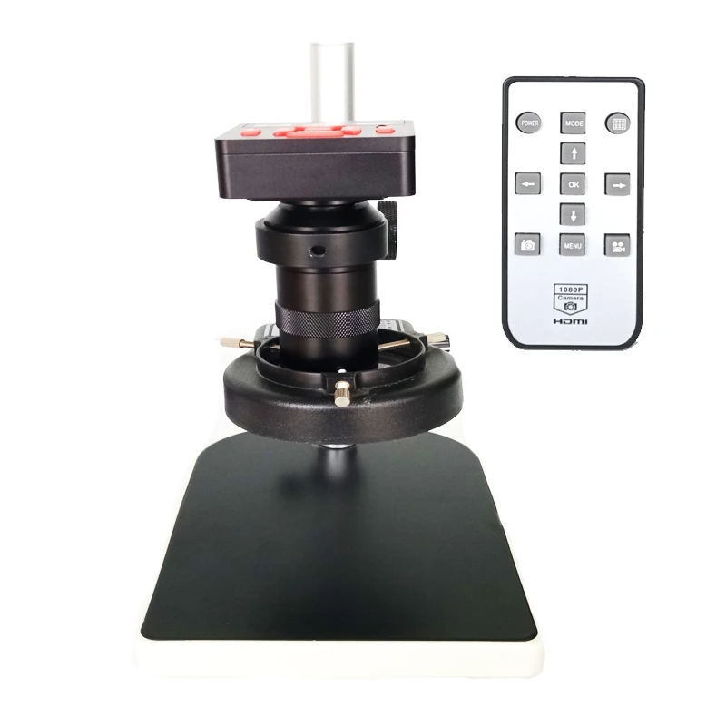 

21MP 1080P HDMI USB Digital Industry Video Microscope Camera TF Card Video Recorder +130X C-Mount lens Mobile Phone PCB Repair