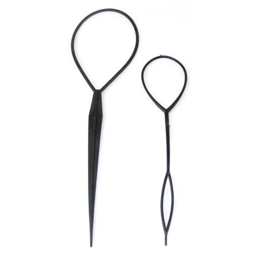 

2 Pcs Fashion Topsy Tail Hair Braid Pony Tail Maker Styling Tool Salon H30423