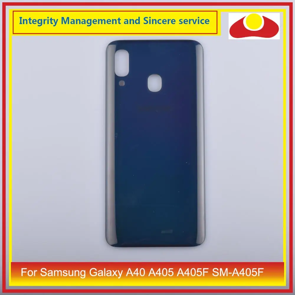Задняя крышка батарейного отсека для Samsung Galaxy A40 A405 A405F стеклянная корпуса задняя