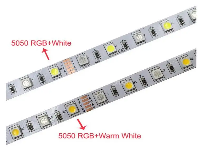 SMD 5050 Светодиодная лента Водонепроницаемая DC 12 V 5 M 300 светодиодный RGBW RGBWW светодиодный свет гибкие полосы с 5А питанием и пультом дистанционного управления