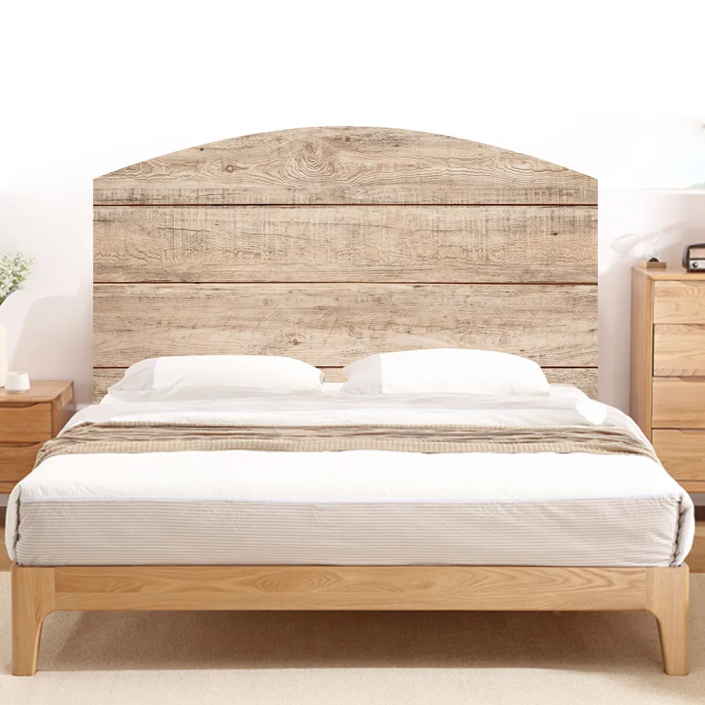 

Creative Retro Old Wood 3D Bedside Stickers Home Decor Bedroom Background Waterproof Self-Adhesive Removable DIY Vinyl Art Decal