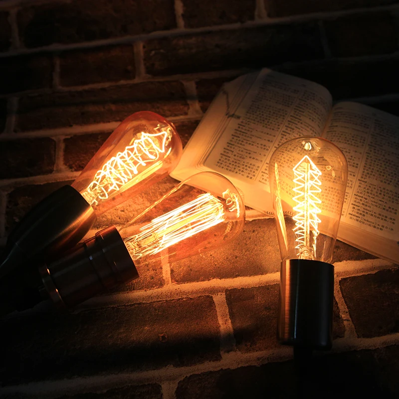  Retro Edison Bulb E27 220V 40W ST64 T10 T45 G80 G95 G125 Ampoule Vintage Bulb edison Lamp Incandesc - 33000309127