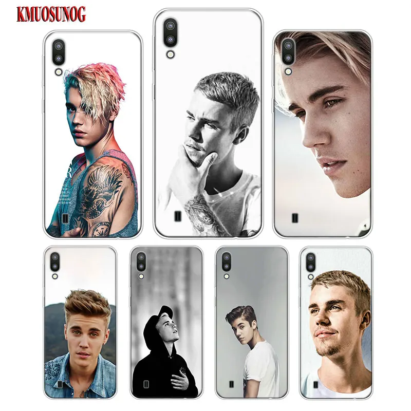Transparent Soft Silicone Phone Case Justin bieber for Samsung Galaxy S10 S10e S10 Plus S10+ M10 M20 Cover