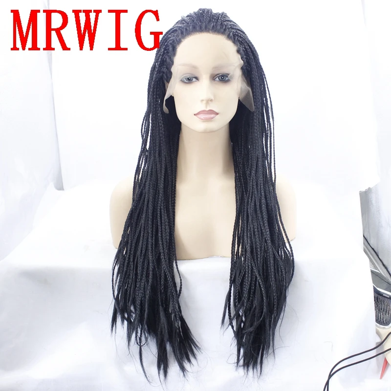MRWIG черный/темно коричневый/Блонд цвет волос Плетеный коробка косички