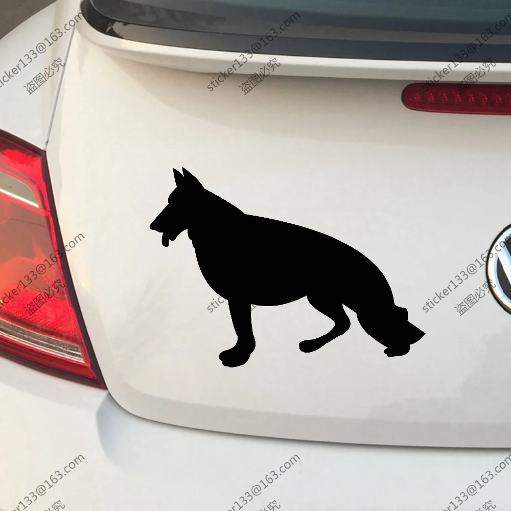 German Shepherd Dog Car Decal Sticker choose size and color, You Choose Your Color and size!in