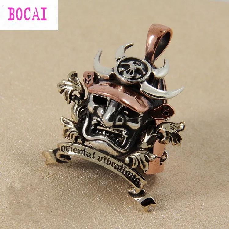 

Genuine OV Cool Warrior Helmet Armor 925 Sterling Silver Pendant