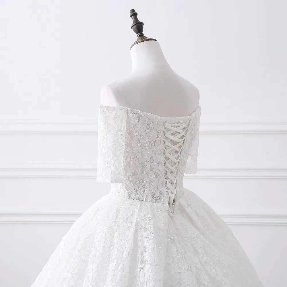 В стиле кантри Вестерн свадебное платье es vestido de noiva baratoBall халат с рукавами до локтя кружева свадебное платье Интернет-магазин Китай