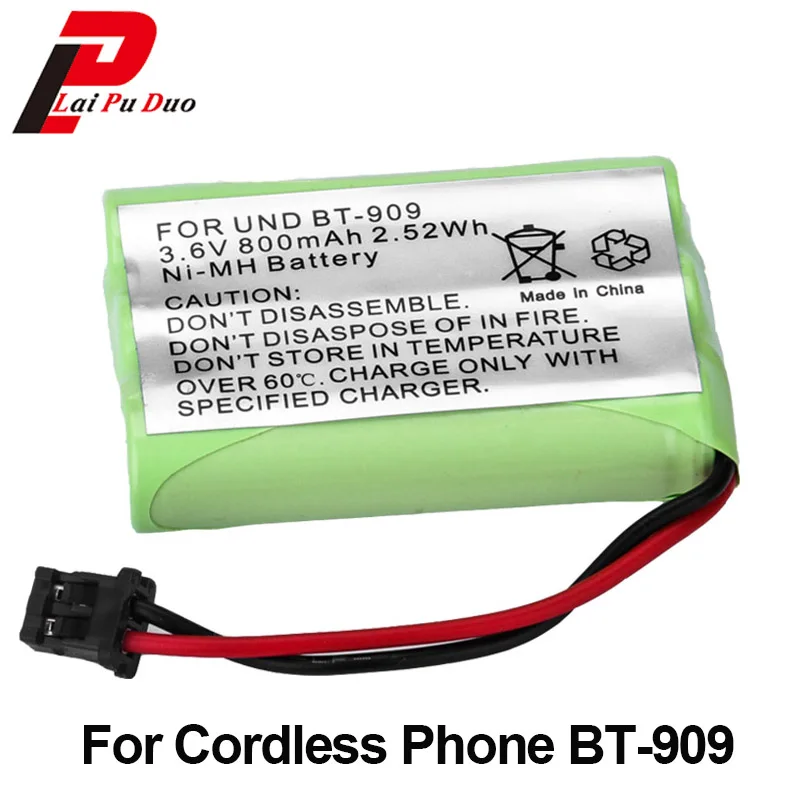 High Quality new arrival 3.6V 800mAh Ni MH Cordless Phone Rechargeable