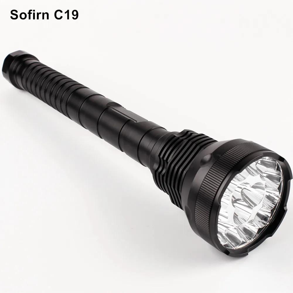 Мощный светодиодный фонарик Sofirn C19 18650 Cree 1500 люмен военный тактический для