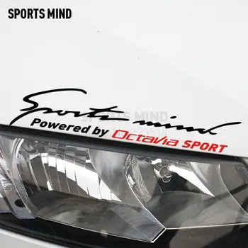 

2 Pieces Sports Mind Car Styling On Car Lamp Eyebrow Automobiles Car Sticker For skoda octavia a5 exterior accessories