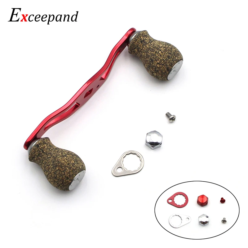 Exceepand المطاط الفلين سوبر الطاقة الصيد بكرة مقبض ل أبو غارسيا دايوا الانظار Baitcasting بكرة القبضات Exceepand المطاط الفلين سوبر الطاقة الصيد بكرة مقبض ل أبو غارسيا دايوا الانظار Baitcasting بكرة القبضات