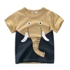 Cartoon Print Baby Boys Dinosaur T Shirt For Summer Infant Kids Boys Girls Lion T-Shirts Clothes Cotton Toddler Letter Tops ► Photo 3/6