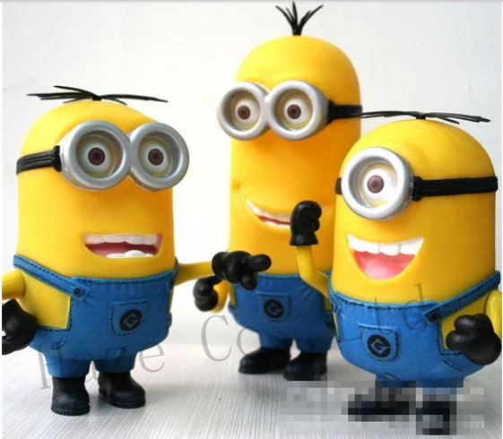 Minions Stewart Tim Dave Action Figure 5 9 7 SET OF 3