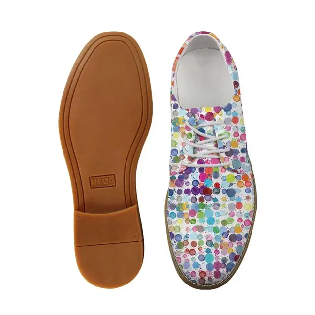 Noisydesigns Boys Oxford Shoe Mixed color Blue Purple