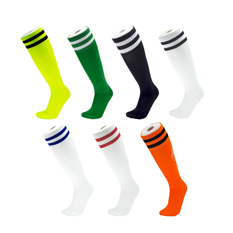 

High Quality 1 Pair Football Socks Soccer Comfortable Sports Socks Men Women Outdoor Brand Running Fitness Socks Breathable