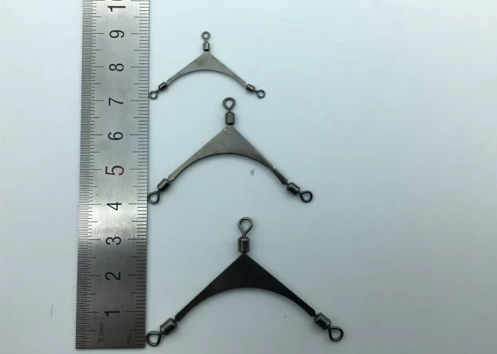 10 pcs الأمريكية القطب قطب موصلات شوكة نقاط خط خطاف معدني الصيد الصيد معالجة الصيد إمدادات الاكسسوارات بالجملة