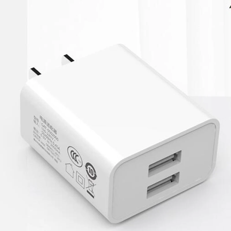 

5V 2.1A Dual Fast USB Charger Portable Travel Wall Charger Adapter For iPhone Samsung Xiaomi Mobile Phone Charger High Quality