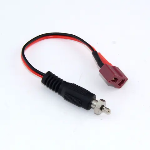 3pcs Igniter Cable with T Plug Deans Style Female for HSP Redcat Nitro Engine RC Car Part title=