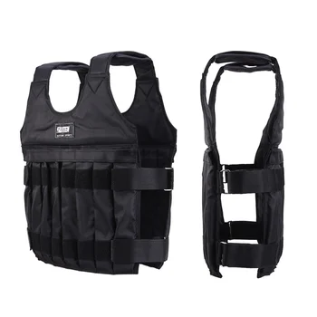 

Exercise 10-20kg Max Adjustable Weight Jacket Weighted Vest Fitness Boxing Training Waistcoat Invisible Weight Vest 2019