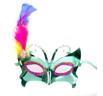

Fashion New Feather Masks Butterfly Party Masks Masquerade Masks Supplies Very Beautiful high quality EMS gift mixs color 250pcs