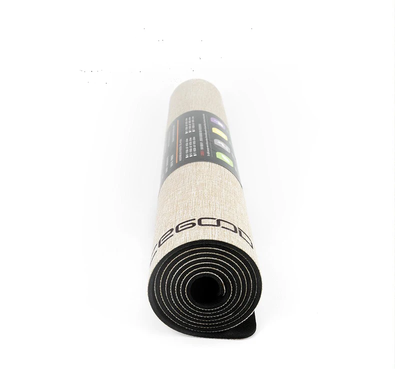 185 см* 68 см* 4,5 мм натуральный каучук Защита окружающей среды удобный нескользящий Тренировочный Коврик для похудения фитнес-коврик для йоги