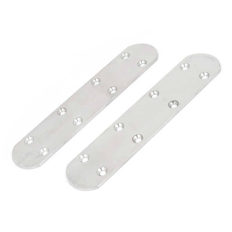 

170mm x 38mm Straight Repair Joining Mending Flat Plate Brackets 2pcs