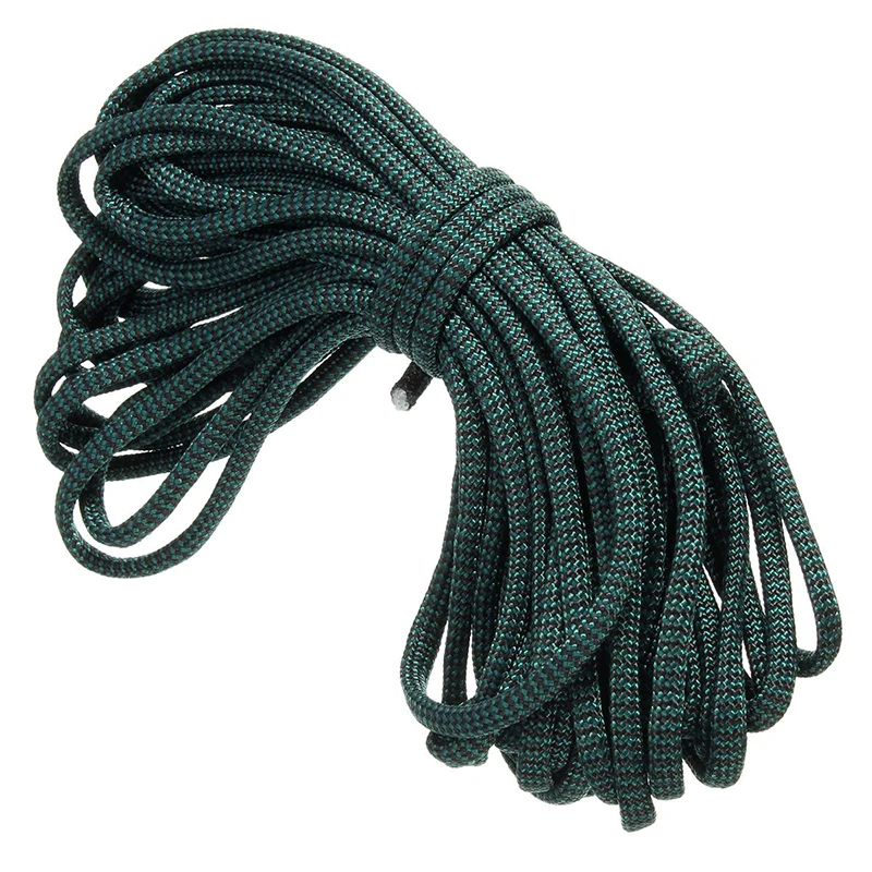 ABLD-7 حبل Paracord المظلة حبل مقاومة التخييم بقاء اللون: البني طول: 15 M