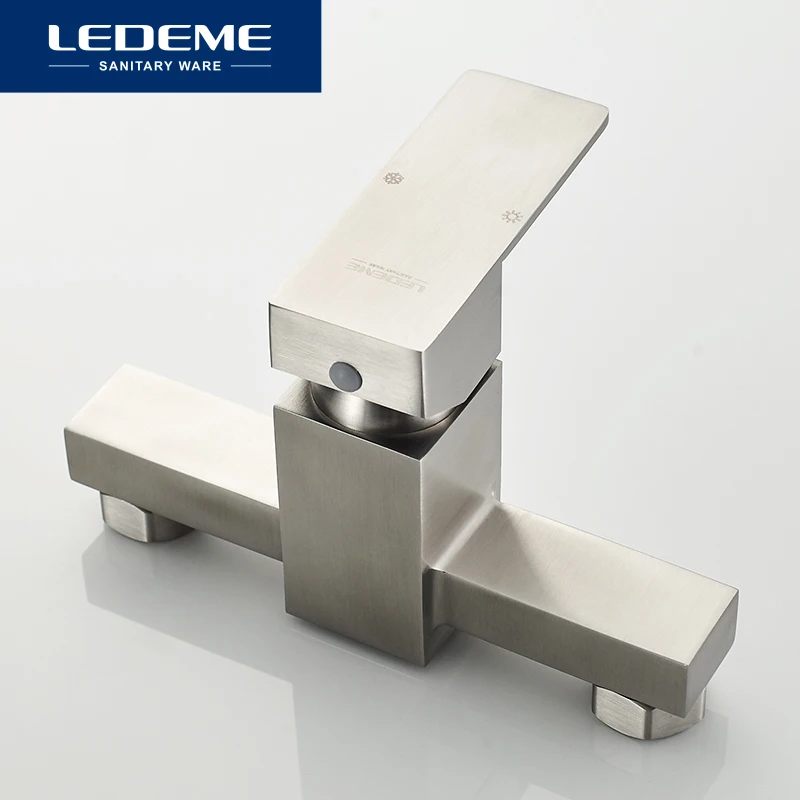 Смеситель для ванны LEDEME L72033 душевая лейка из нержавеющей стали одна ручка кран