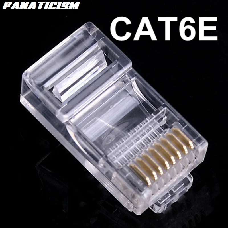 10000 шт. Высококачественные модульные сетевые разъемы RJ45 8P8C разъем Cat6 CAT6e адаптер