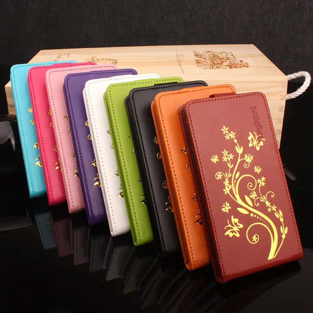 

HongBaiwei Luxury Gilding Flower Leather Case For Oukitel K6000 Plus K6000Plus Phone Cases For Oukitel K 6000 Plus Cover Shell