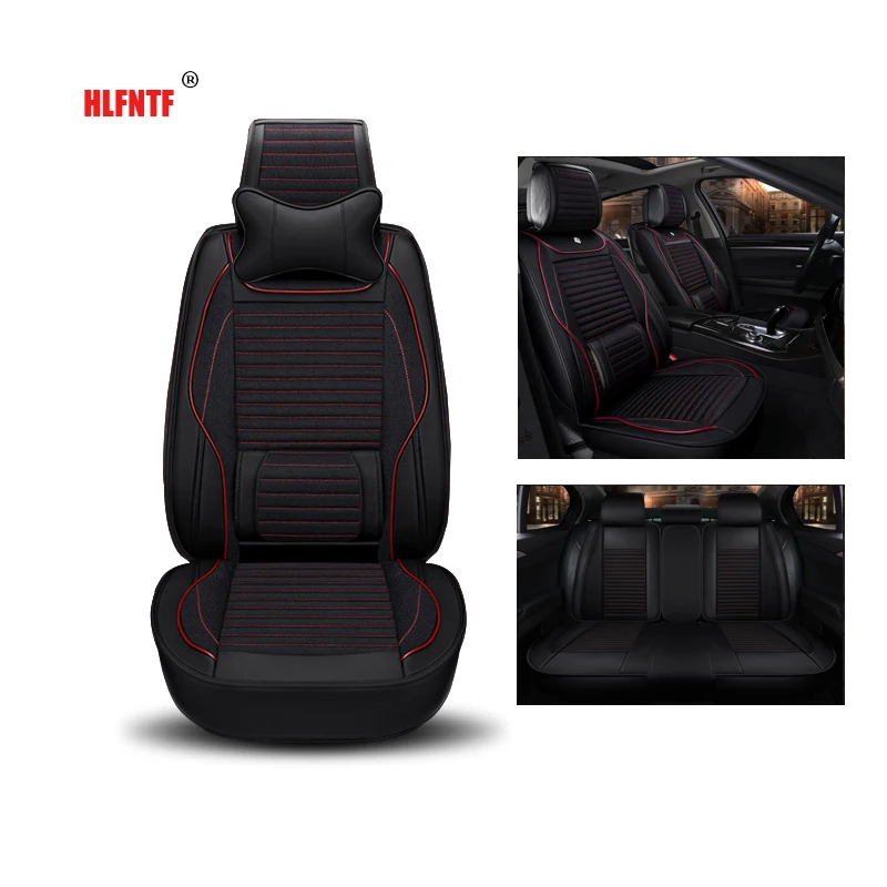

Special leather plus flax car seat cover For dodge all model 2000GTX atos avenger attitude B250 W150-350 durango seat cushion