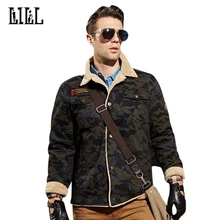 Warme herren Jacke Pelz Männer Mode Militär Camouflage Thick Jacken Männlichen Armee Baumwolle Mäntel Frühling Bomberjacke, UMA384